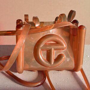 Melissa x Telfar Small Jelly Shopper - Clear Brown